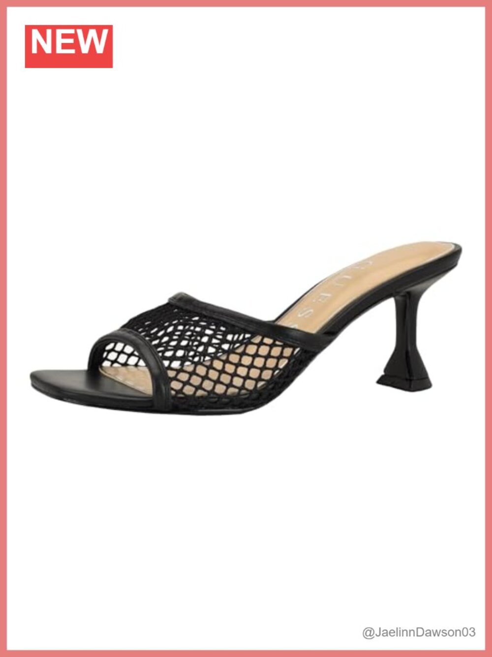 GUESS Kebba Square Toe Heeled Sandals